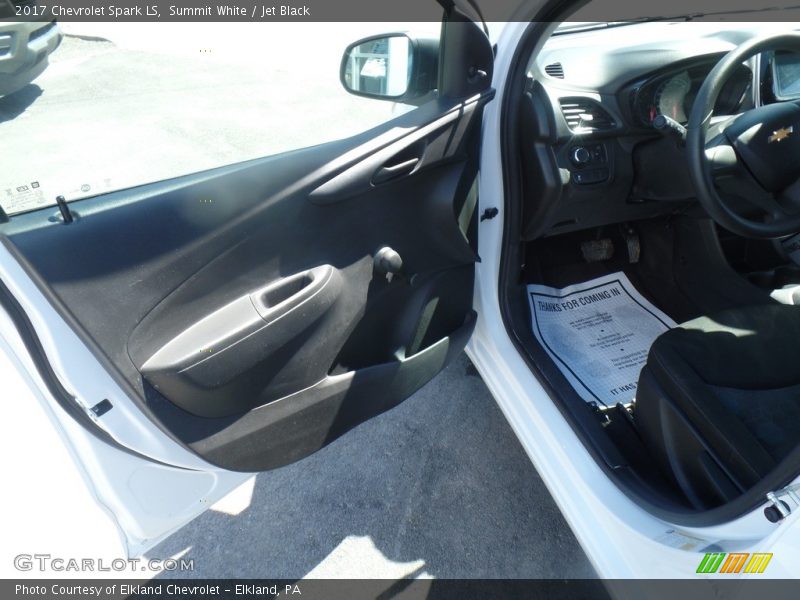 Summit White / Jet Black 2017 Chevrolet Spark LS