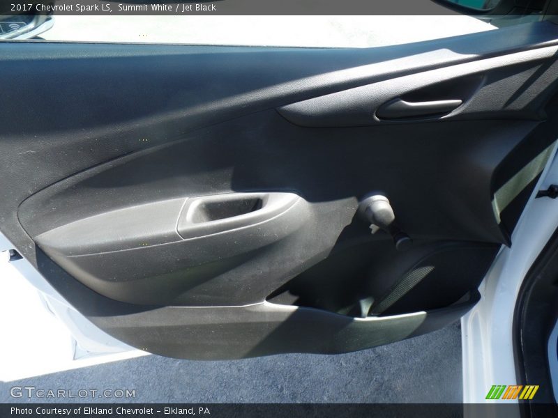 Summit White / Jet Black 2017 Chevrolet Spark LS