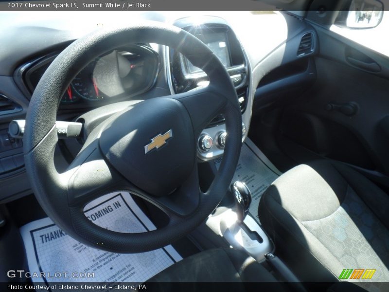 Summit White / Jet Black 2017 Chevrolet Spark LS
