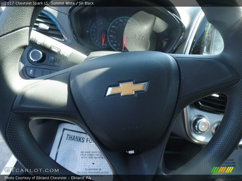 Summit White / Jet Black 2017 Chevrolet Spark LS
