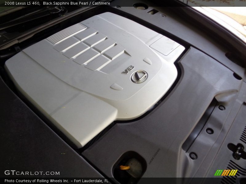 Black Sapphire Blue Pearl / Cashmere 2008 Lexus LS 460