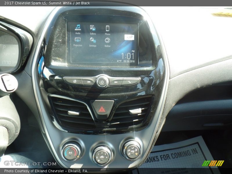 Summit White / Jet Black 2017 Chevrolet Spark LS