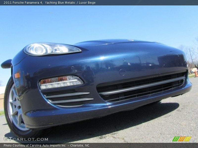 Yachting Blue Metallic / Luxor Beige 2011 Porsche Panamera 4