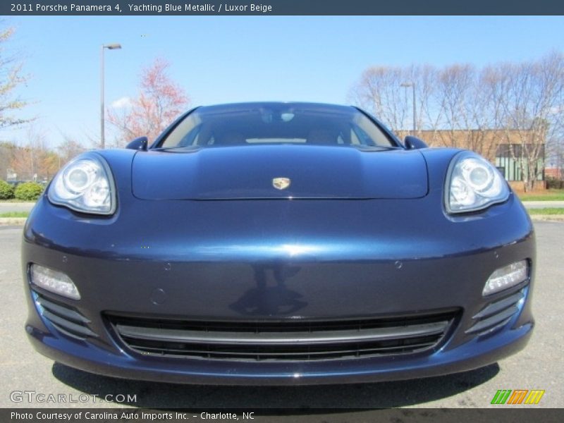 Yachting Blue Metallic / Luxor Beige 2011 Porsche Panamera 4