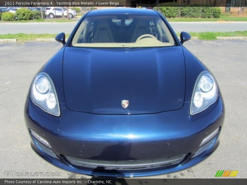 Yachting Blue Metallic / Luxor Beige 2011 Porsche Panamera 4