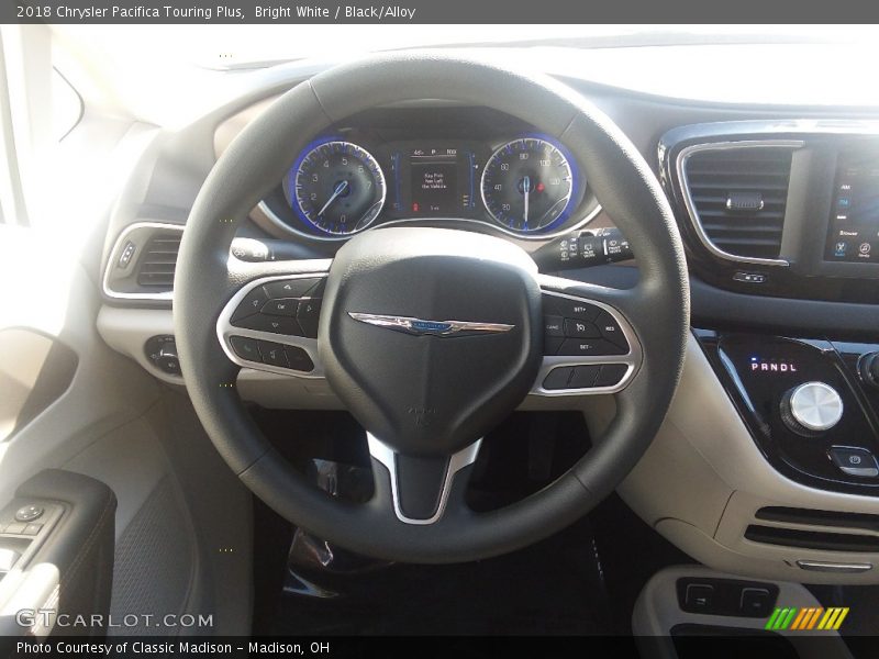 Bright White / Black/Alloy 2018 Chrysler Pacifica Touring Plus