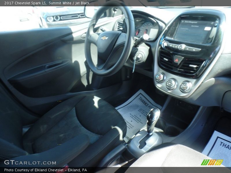 Summit White / Jet Black 2017 Chevrolet Spark LS