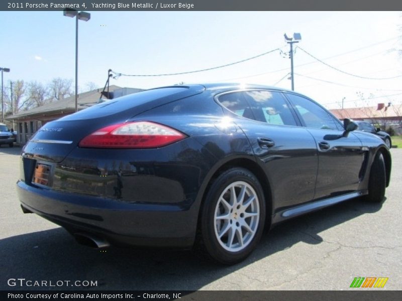 Yachting Blue Metallic / Luxor Beige 2011 Porsche Panamera 4