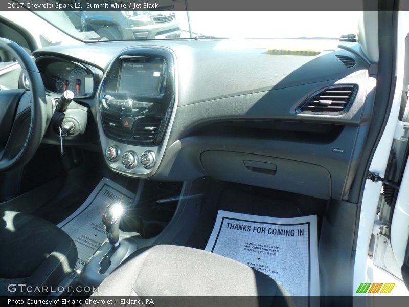 Summit White / Jet Black 2017 Chevrolet Spark LS