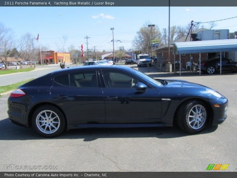 Yachting Blue Metallic / Luxor Beige 2011 Porsche Panamera 4