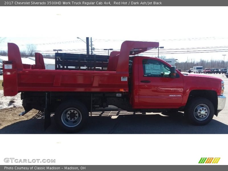 Red Hot / Dark Ash/Jet Black 2017 Chevrolet Silverado 3500HD Work Truck Regular Cab 4x4