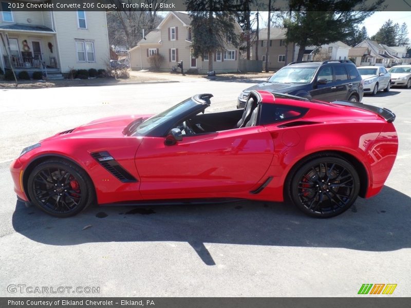 Torch Red / Black 2019 Chevrolet Corvette Z06 Coupe