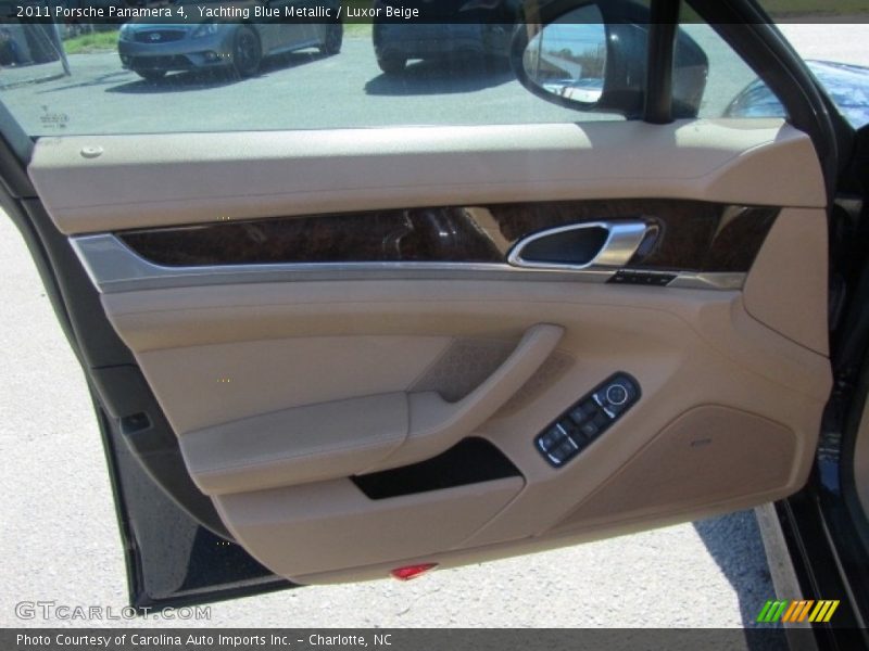 Yachting Blue Metallic / Luxor Beige 2011 Porsche Panamera 4