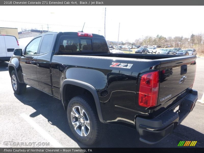 Black / Jet Black 2018 Chevrolet Colorado Z71 Extended Cab 4x4