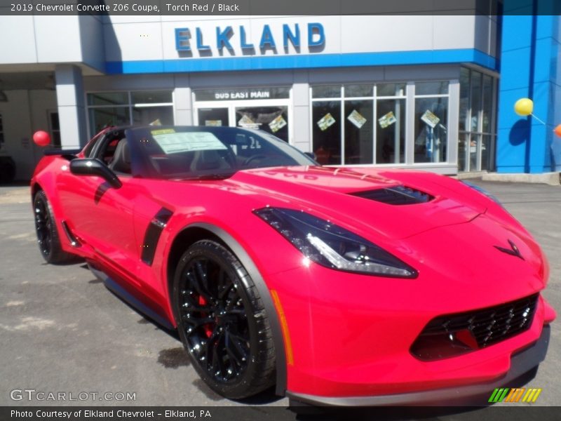 Torch Red / Black 2019 Chevrolet Corvette Z06 Coupe