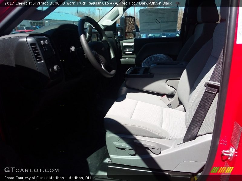 Red Hot / Dark Ash/Jet Black 2017 Chevrolet Silverado 3500HD Work Truck Regular Cab 4x4