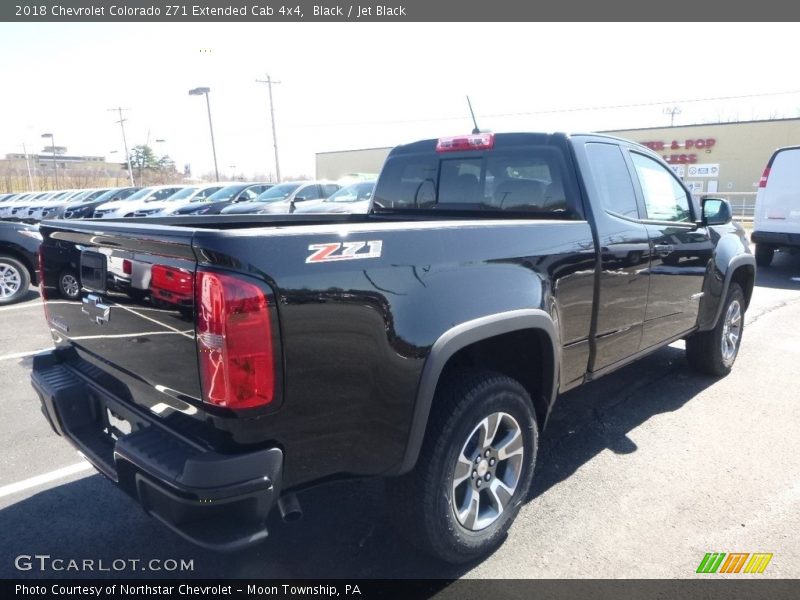 Black / Jet Black 2018 Chevrolet Colorado Z71 Extended Cab 4x4