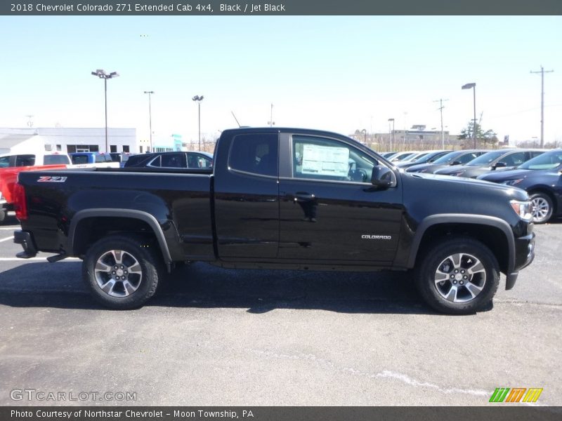 Black / Jet Black 2018 Chevrolet Colorado Z71 Extended Cab 4x4