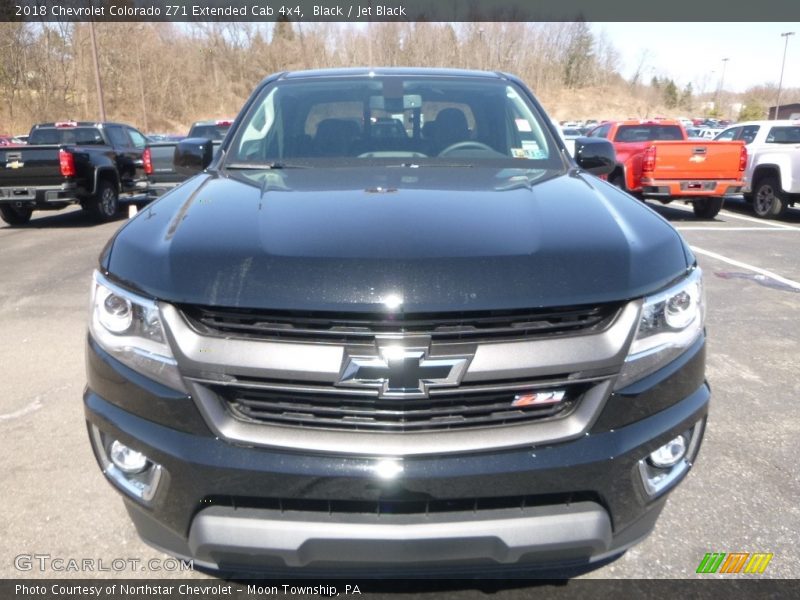 Black / Jet Black 2018 Chevrolet Colorado Z71 Extended Cab 4x4