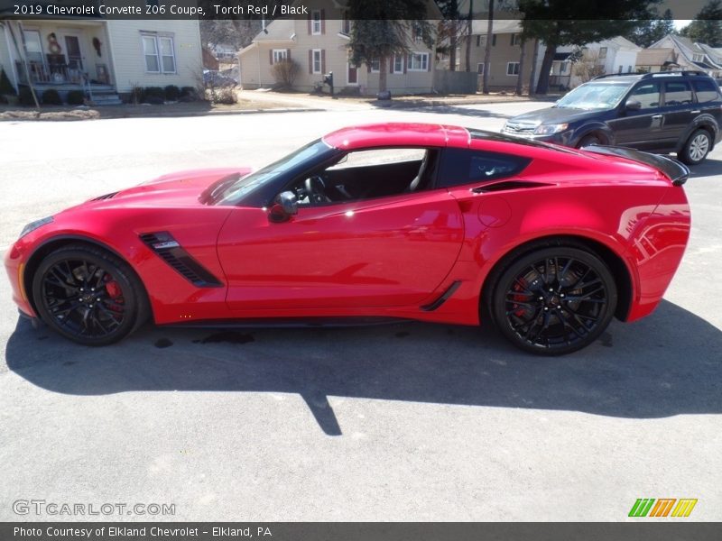 Torch Red / Black 2019 Chevrolet Corvette Z06 Coupe