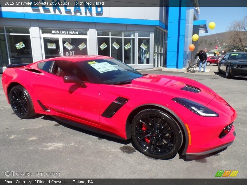 Torch Red / Black 2019 Chevrolet Corvette Z06 Coupe