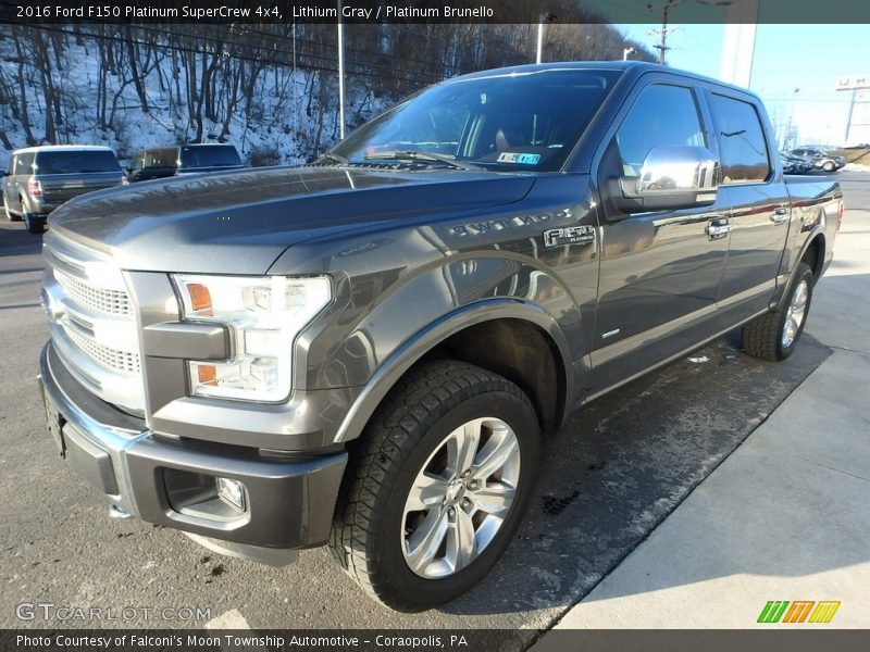 Lithium Gray / Platinum Brunello 2016 Ford F150 Platinum SuperCrew 4x4