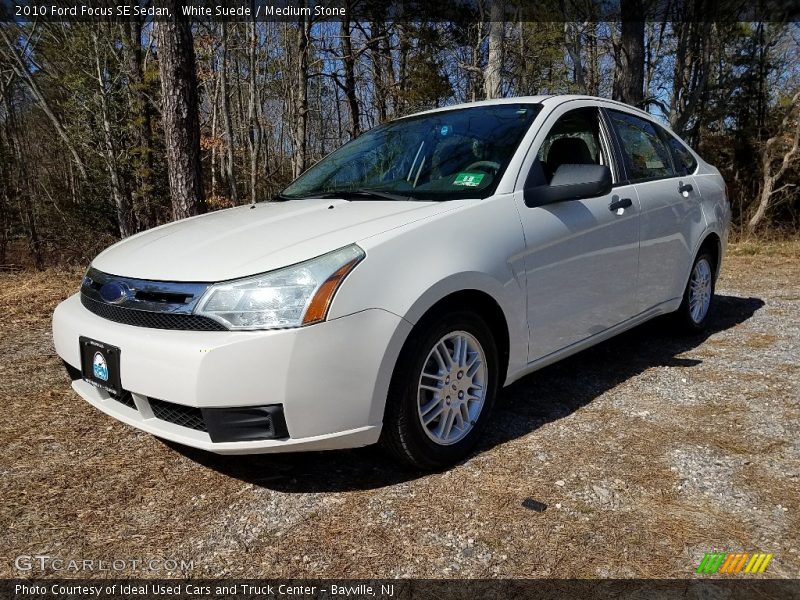 White Suede / Medium Stone 2010 Ford Focus SE Sedan
