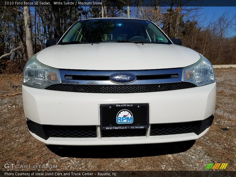 White Suede / Medium Stone 2010 Ford Focus SE Sedan