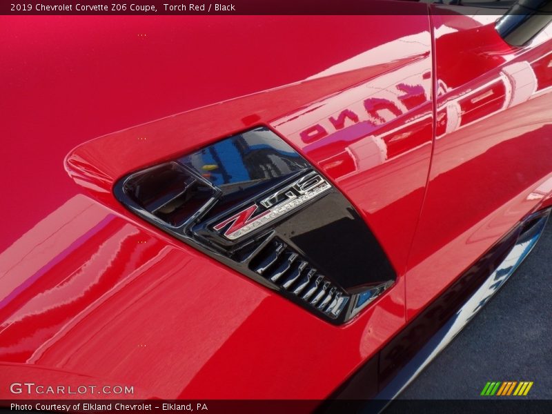 Torch Red / Black 2019 Chevrolet Corvette Z06 Coupe