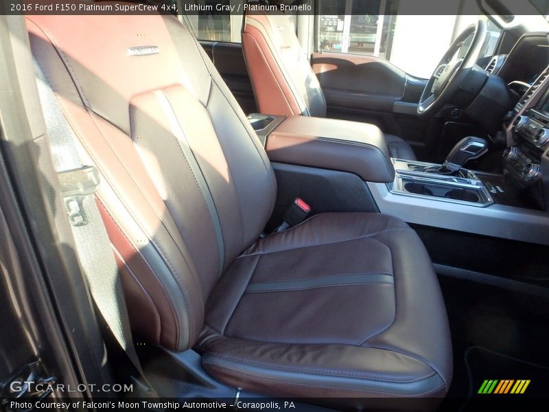 Lithium Gray / Platinum Brunello 2016 Ford F150 Platinum SuperCrew 4x4
