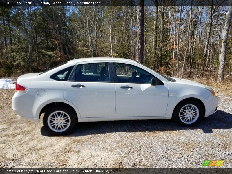 White Suede / Medium Stone 2010 Ford Focus SE Sedan