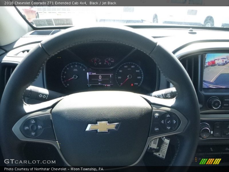 Black / Jet Black 2018 Chevrolet Colorado Z71 Extended Cab 4x4