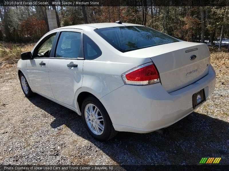 White Suede / Medium Stone 2010 Ford Focus SE Sedan