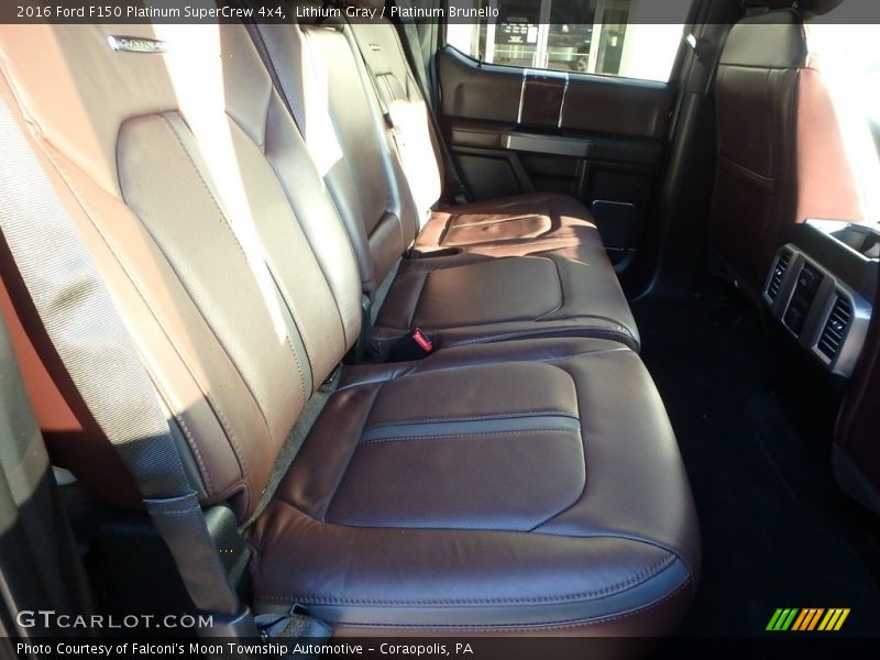 Lithium Gray / Platinum Brunello 2016 Ford F150 Platinum SuperCrew 4x4