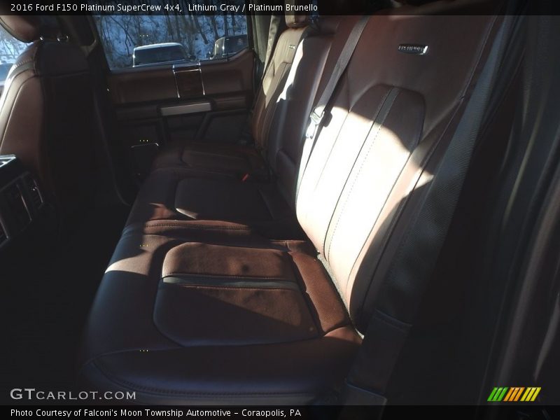 Lithium Gray / Platinum Brunello 2016 Ford F150 Platinum SuperCrew 4x4
