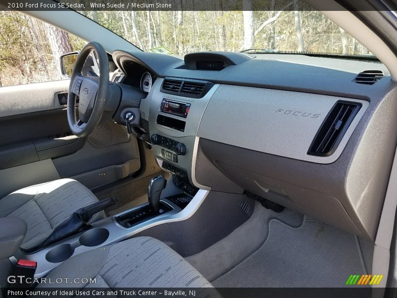 White Suede / Medium Stone 2010 Ford Focus SE Sedan