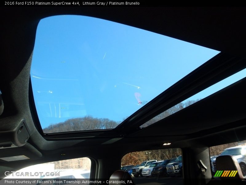 Lithium Gray / Platinum Brunello 2016 Ford F150 Platinum SuperCrew 4x4