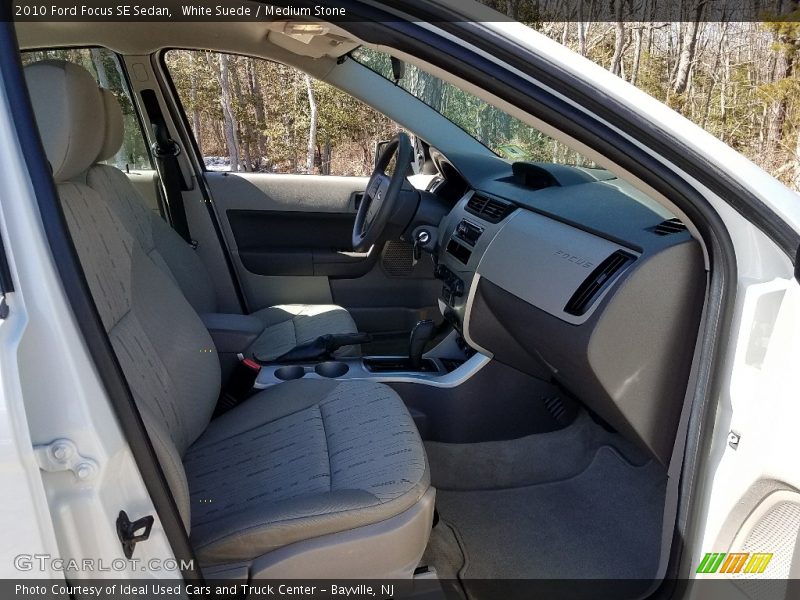 White Suede / Medium Stone 2010 Ford Focus SE Sedan