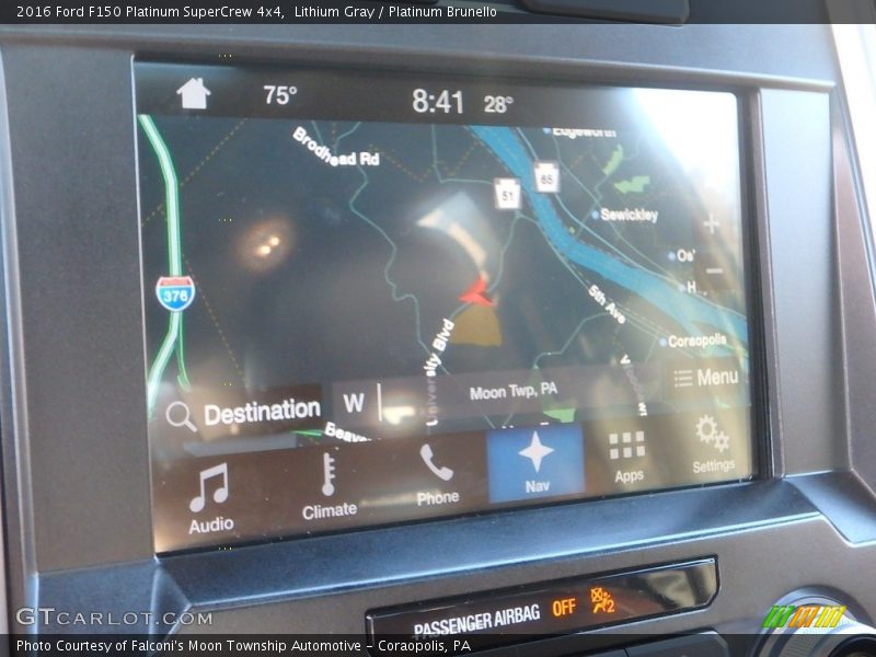 Lithium Gray / Platinum Brunello 2016 Ford F150 Platinum SuperCrew 4x4