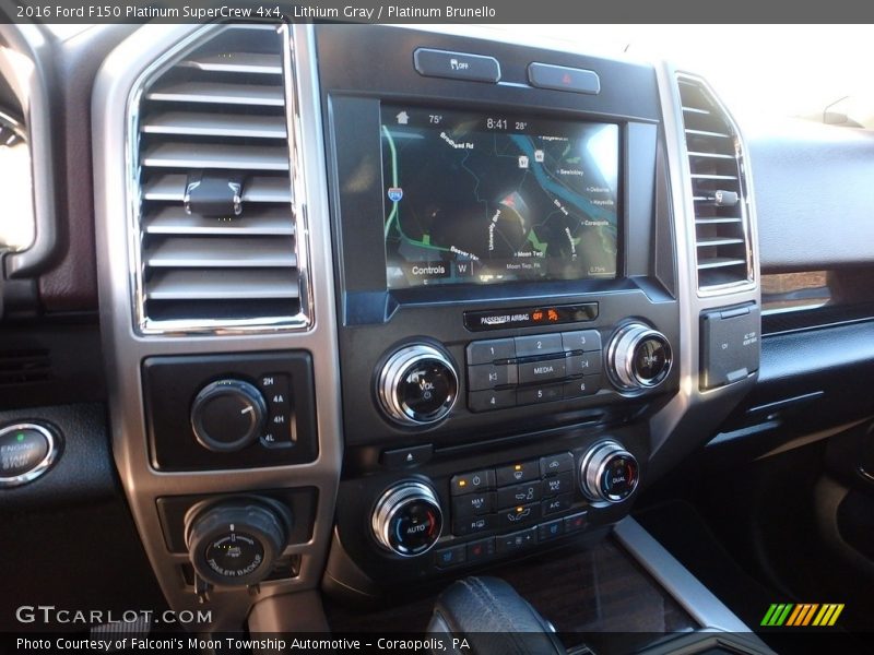 Lithium Gray / Platinum Brunello 2016 Ford F150 Platinum SuperCrew 4x4