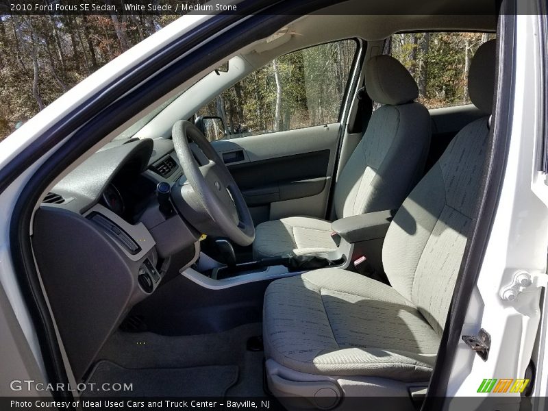 White Suede / Medium Stone 2010 Ford Focus SE Sedan