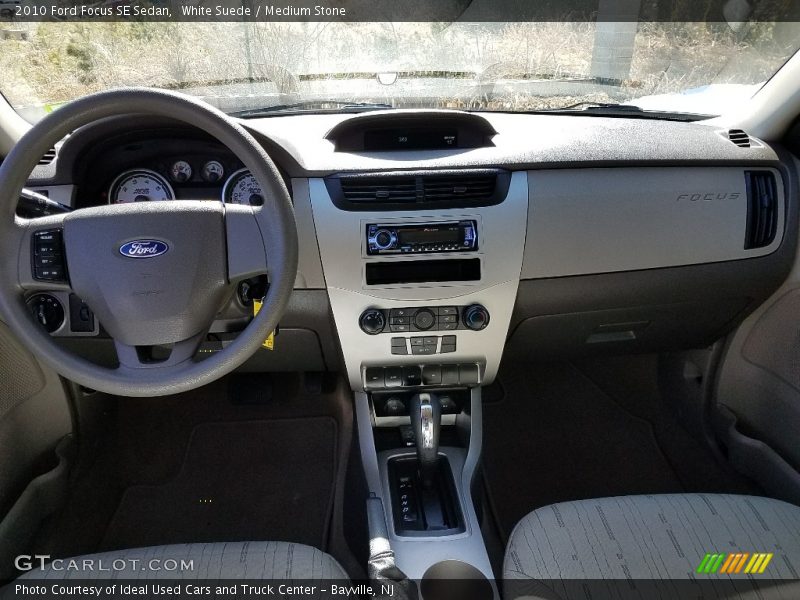 White Suede / Medium Stone 2010 Ford Focus SE Sedan