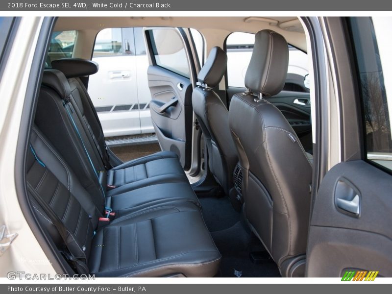White Gold / Charcoal Black 2018 Ford Escape SEL 4WD