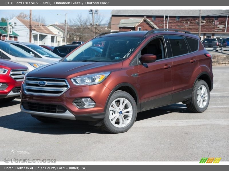 Cinnamon Glaze / Charcoal Black 2018 Ford Escape SEL 4WD