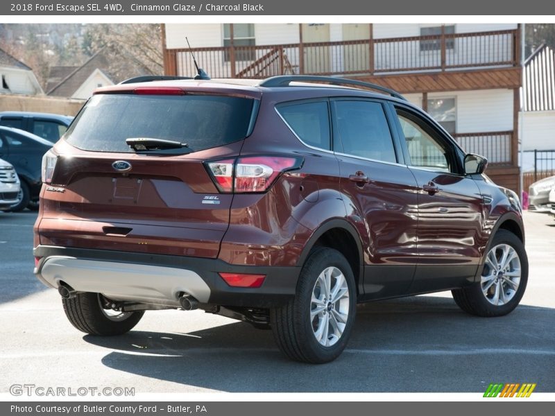 Cinnamon Glaze / Charcoal Black 2018 Ford Escape SEL 4WD