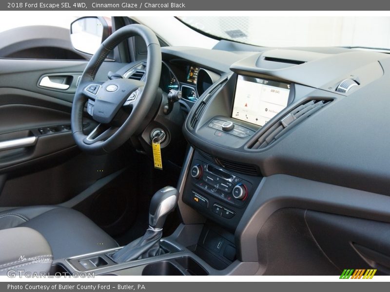 Cinnamon Glaze / Charcoal Black 2018 Ford Escape SEL 4WD