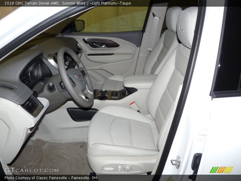Summit White / ­Light Platinum/­Taupe 2018 GMC Terrain Denali AWD