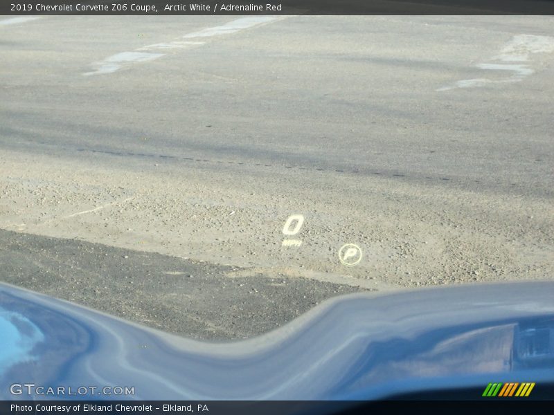 Arctic White / Adrenaline Red 2019 Chevrolet Corvette Z06 Coupe