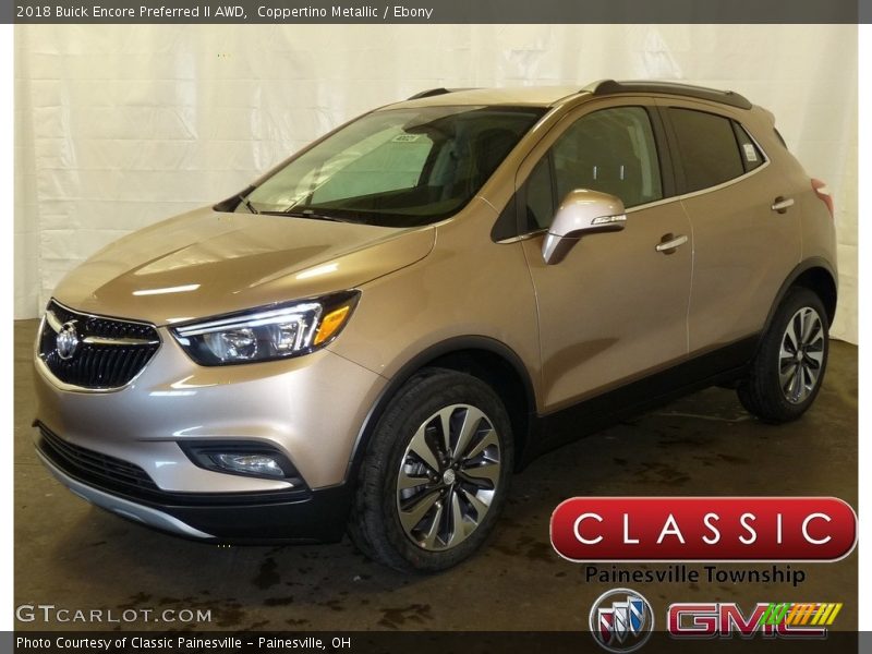 Coppertino Metallic / Ebony 2018 Buick Encore Preferred II AWD