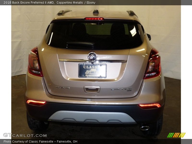 Coppertino Metallic / Ebony 2018 Buick Encore Preferred II AWD